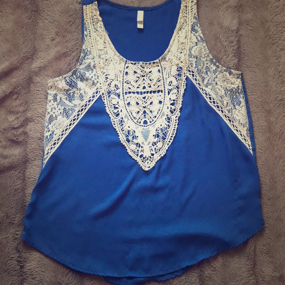 Lace tank top
